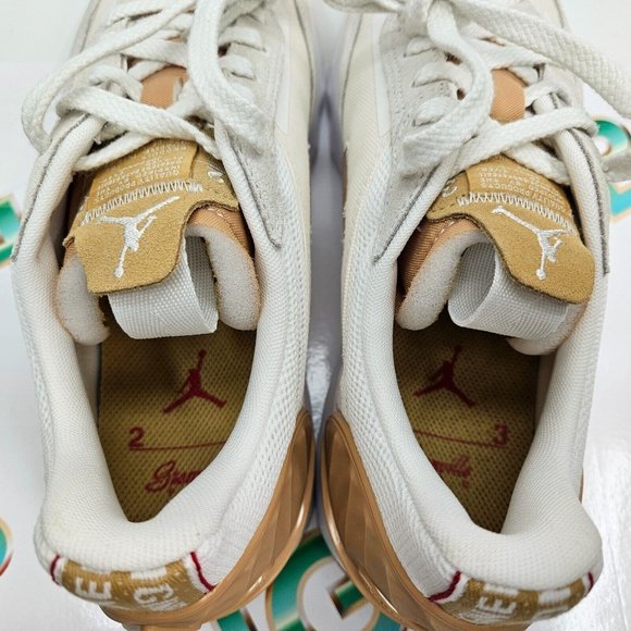 Jordan Granville Pro Shoes Mens Sail University Red Club Gold 23 DV1235 100 - Picture 5 of 6